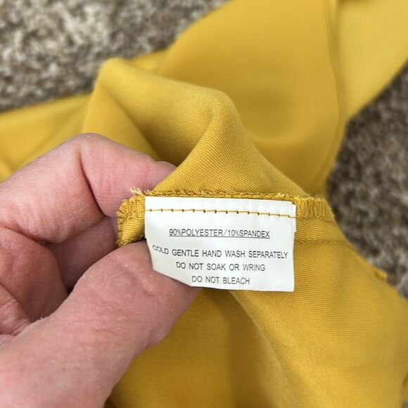 Princess Polly MARSEILLE Yellow MINI DRESS 4 - Picture 14 of 15